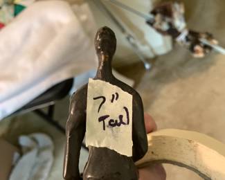 #81 Iron Women sitting in a chair Iron - 7" Tall $30.00