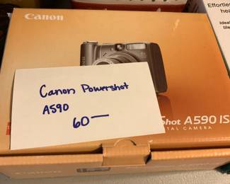 #46 Cannon Power Shot Model A590 $60.00