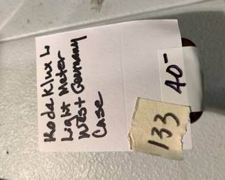 #133 Koda Klux Light meter west Germany case $40.00