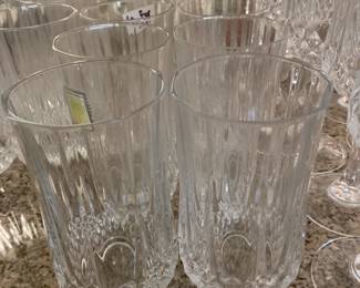 #98 Set of 6 Crystal Glasses $24.00