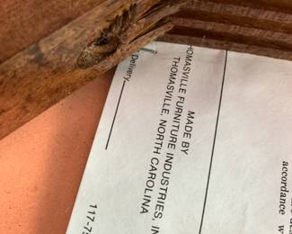 #1 Thomasville Table w/2 leaves - 68-9'x 42x30 $100.00