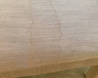 #25 Metal Base Table w/4 Chairs (3 chairs as is stains) - 42Round x 29T $150.00