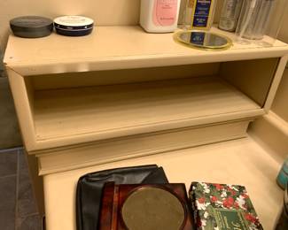 #103 Wood Cream Painted Shelf - 22x8x10 $25.00