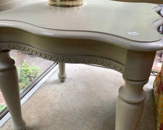 #30 Wood White Painted End Table - sold as a set - 24 x 24W x 23T $50.00
#31 Wood White Painted End Table - sold as a set - 24 x 24W x 23T $50.00