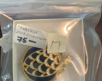 #17 "Faberge" 2003 Ornament $75.00
