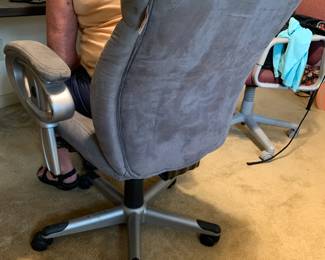 #160 Gray Lane desk chair microfiber adj $60.00