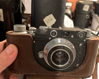 #145 Leica DRP # 20130 Fl no 38079 Leather case 50 mm $500.00