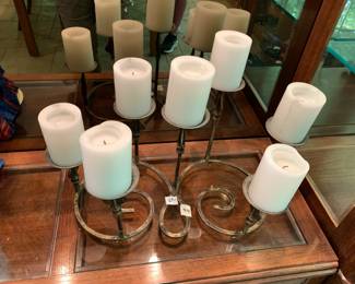 #94 Metal 7 Candle Holder $25.00
