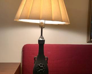 #35 Cast Metal Lamp - 43" tall $75.00