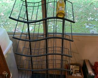 #3 Metal Curvy Wine Rack Holder - (holds 36 bottles) - 24x19x50 $75.00