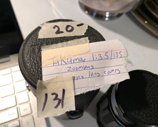 #131 Takumar 1:3.5/135 zoom lens $20.00