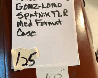 #125 Cnythnk Russian 1963 Gomz-lomo sputnik TLR Med format case $100.00
