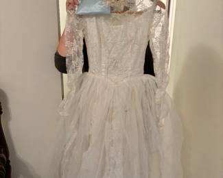 1950’s wedding dress with provenance 