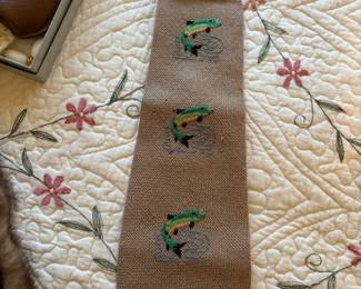 Tawas woven tie “by the Indians”