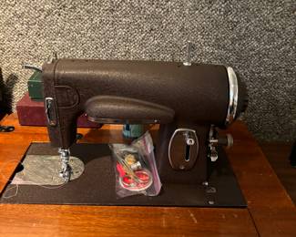 Art deco sewing machine