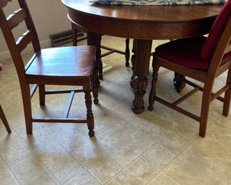 Farmhouse dining table w/ chairs