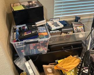 VHS, DVD, Cassettes, CDs