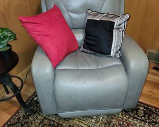Leather Recliners
Two Grey leather recliners $60 each; $100 for both