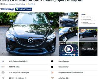 2013 Mazda CX5 Touring Sport Utility