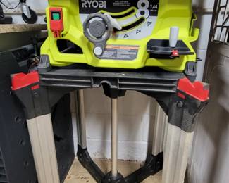 Ryobi Table Saw (with stand)
Model #: RTS08; 13 Amp 8-1/4 in. Compact Portable Corded Jobsite Table Saw
https://www.homedepot.com/p/RYOBI-13-Amp-8-1-4-in-Compact-Portable-Corded-Jobsite-Table-Saw-No-Stand-RTS08/309412837?MERCH=REC-_-pipinstock-_-204512007-_-309412837-_-N