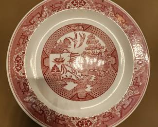 Rose Pink "Willow" Plate