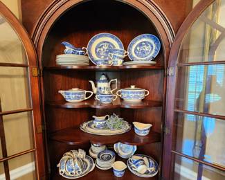 Large Blue Willow Collection