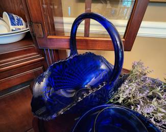 Cobalt Blue Dishes and Decor