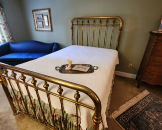 Beautiful Vintage Brass Bed