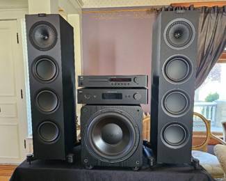 27 NADComponentStereoSVSSubwooferKEFTowerSpeakers