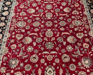 71 KarastanSarouk100WoolRug