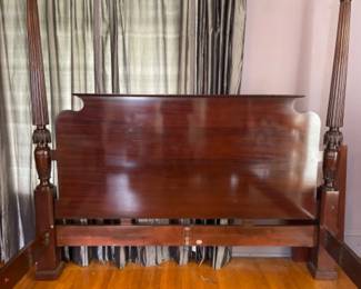 95 BeautifulKingSize4PostBed