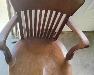 OFFICE OAK CHAIR