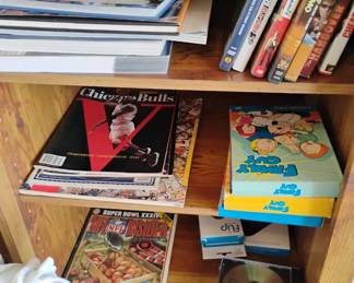 BOOKS, DVDS AND MISC