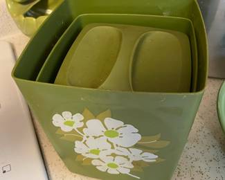 Vintage kitchen canisters