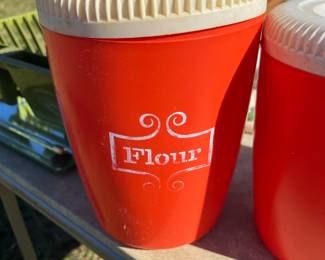 Vintage kitchen canisters