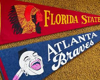 Atlanta Braves vintage pennant
Florida State University vintage pennant