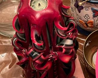 Sculpted candle