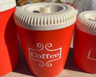 Vintage kitchen canisters