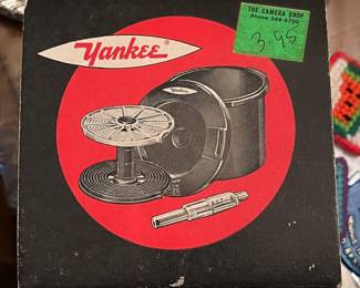 Vintage camera items