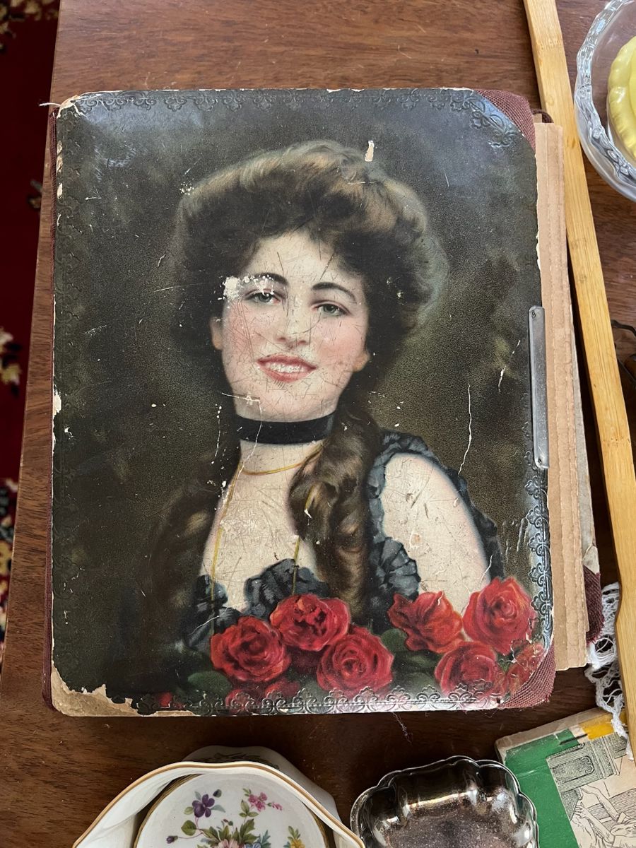 Antique photo album