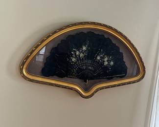 Feathered fans in frames