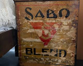 "Sabo Blend" coffee crate