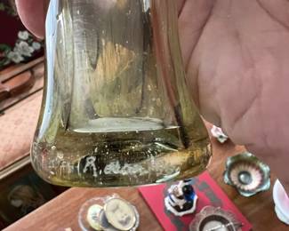 Vintage art glass vase