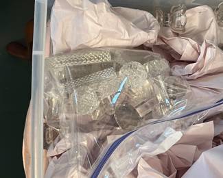 Knife rests; baskets and salts