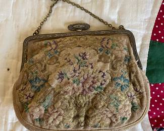 Vintage tapestry handbag