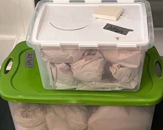 Full of Spode dishes