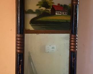 Antique Sheraton Style mirror