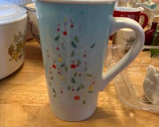 STARBUCKS Tall Christmas Mug Multicolor Coffee Mug 