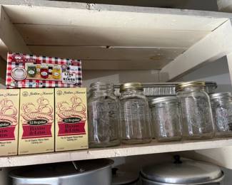 Mason Jars, Bands and Lids 