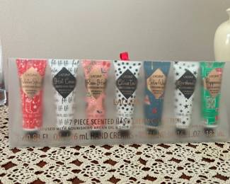 7 piece scented hand cream collection 